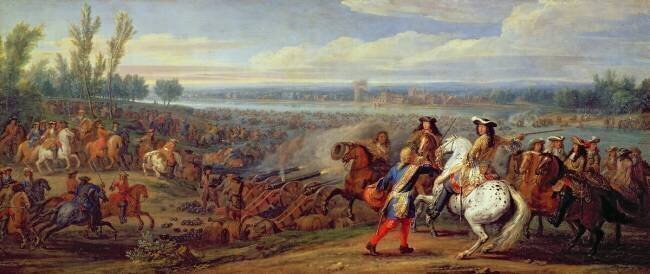 La traversée du Rhin Adam Frans van der Meulen