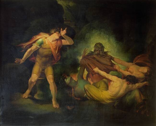 The Fire King appears to Count Albert Johann Heinrich Füssli