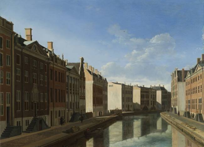The ‘Golden Bend’ in the Herengracht Gerrit Berckheyde