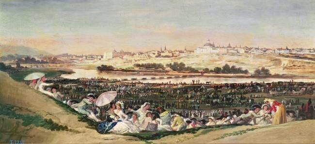 The Meadow at San Isidro Francisco de Goya