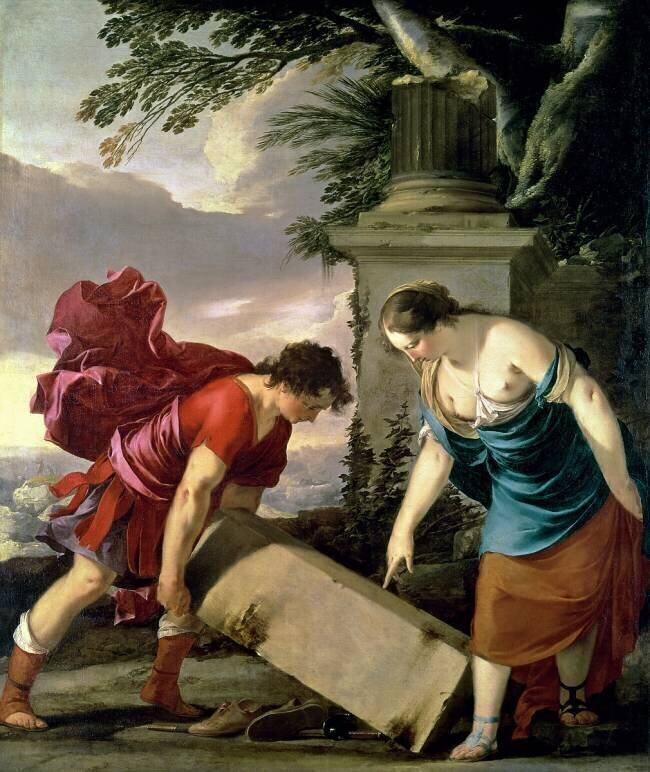 Theseus and his Mother Aethra Laurent de La Hyre