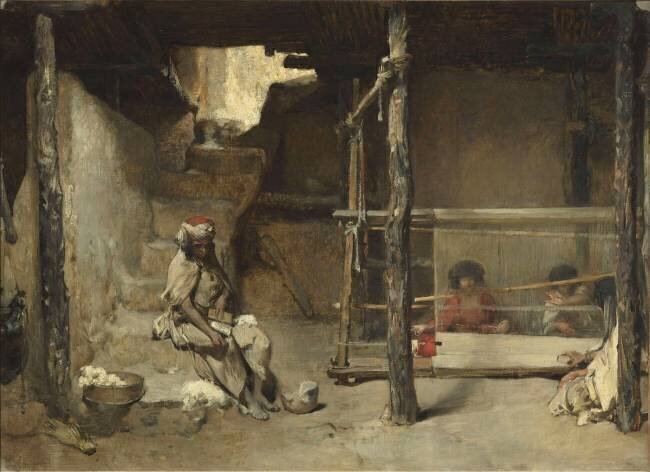 Tisseuses à Bou-Saâda Gustave Guillaumet