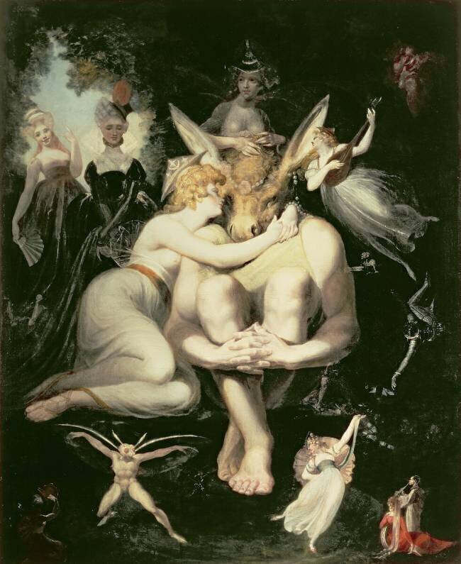 Titania Awakes Johann Heinrich Füssli