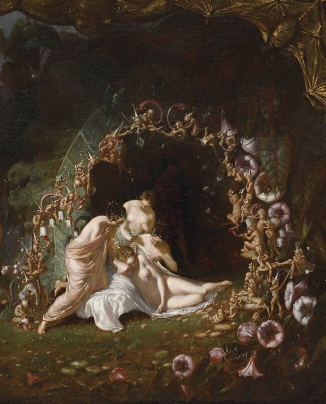 Titania endormie (détail) Richard Dadd
