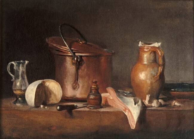 Tranche de saumon Jean Siméon Chardin