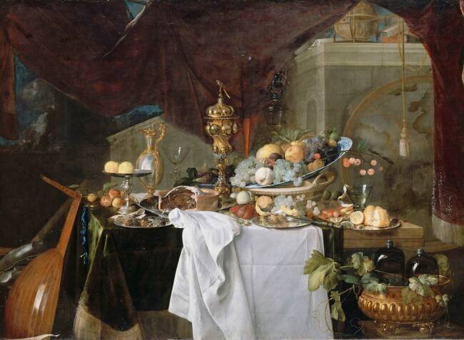 Un Dessert Jan Davidz de Heem
