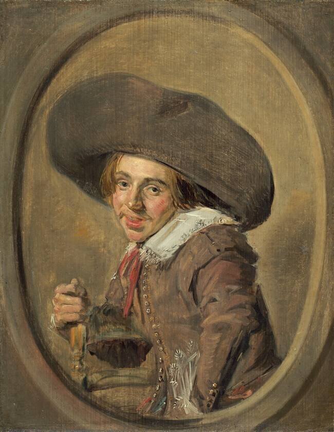 Un jeune homme avec un grand chapeau Frans Hals