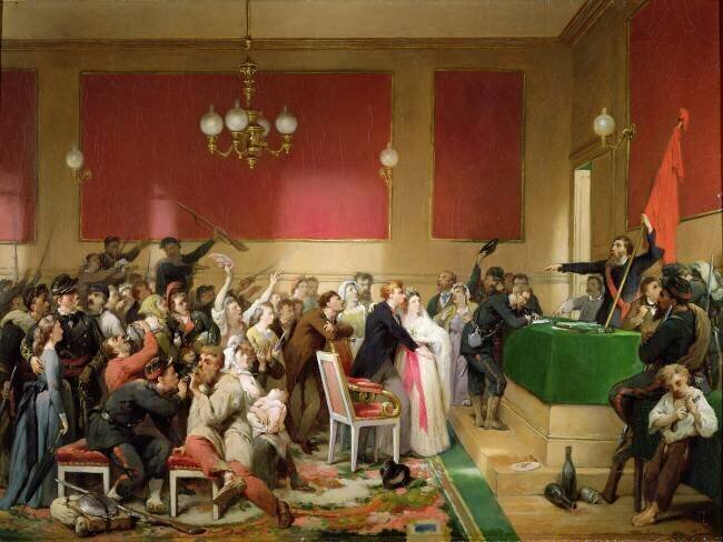Un mariage sous la commune de Paris de 1871 Paul Félix Guérie