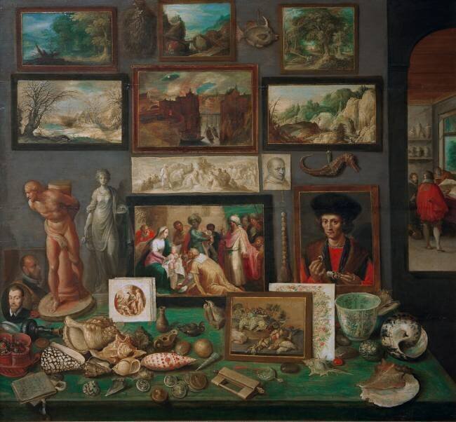 Une collection d'art et de curiosités Frans Francken le Jeune