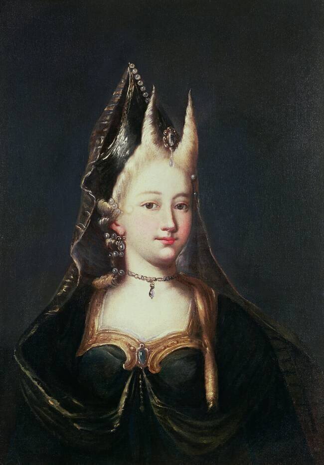 Une sorcière cornue Ecole Française