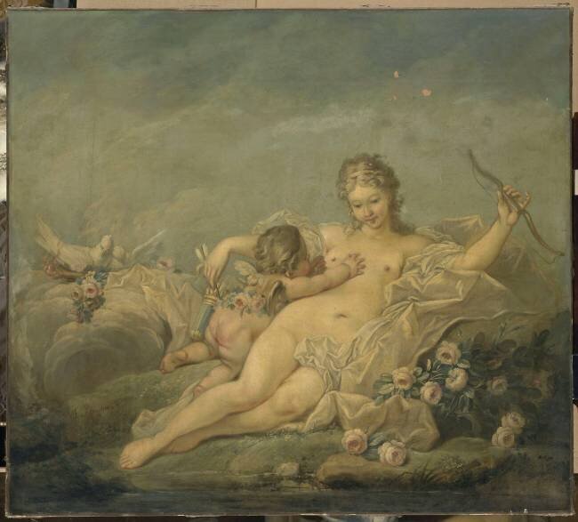 Vénus désarmant l'Amour François Boucher