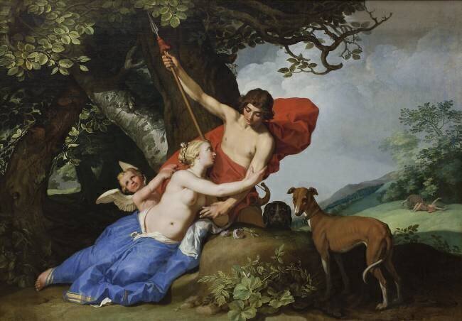 Vénus et Adonis Abraham Bloemaert