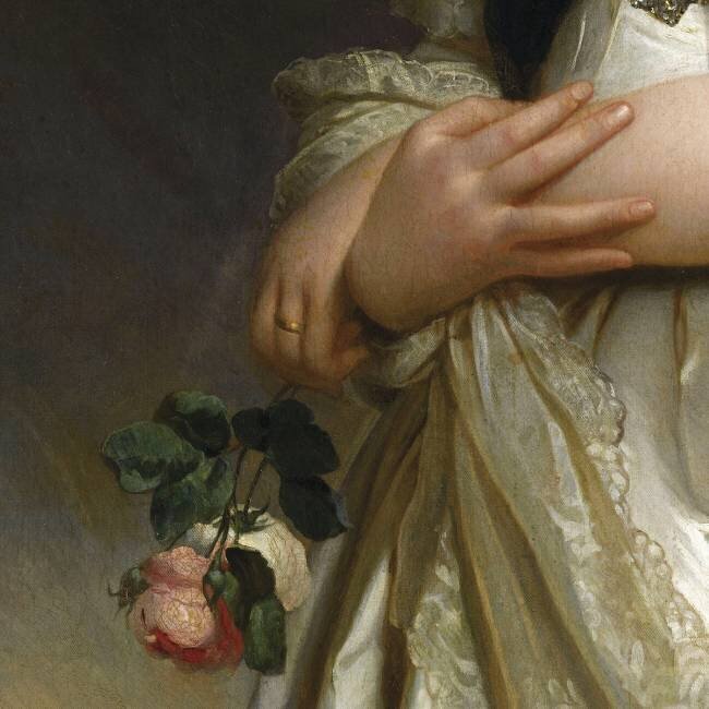 Victoria Ière (1819-1901) (détail) Franz Xaver Winterhalter