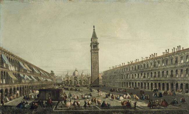 Vue de la place Saint Marc à Venise Canaletto
