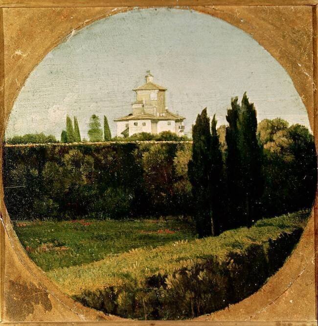 Vue de la Villa Médicis, Rome Jean-Auguste-Dominique Ingres