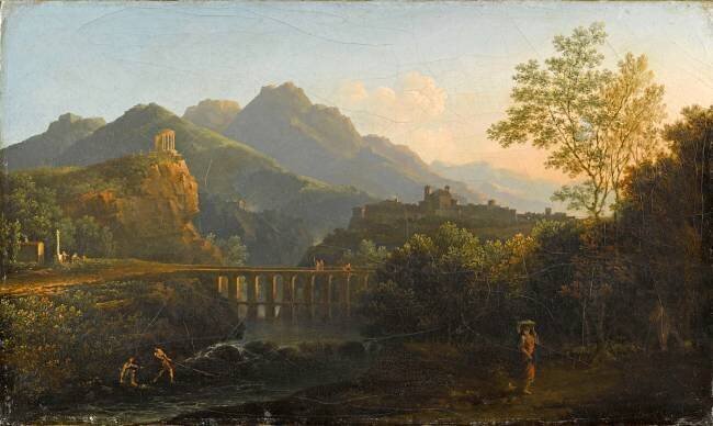 Vue de Tivoli Jacques Vanderburch