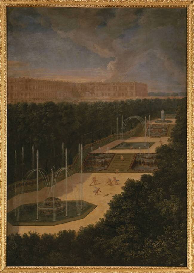 Vue du Bosquet des trois Fontaines Jean Cotelle the Younger