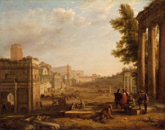 Vue du Campo Vaccino Claude Gellée