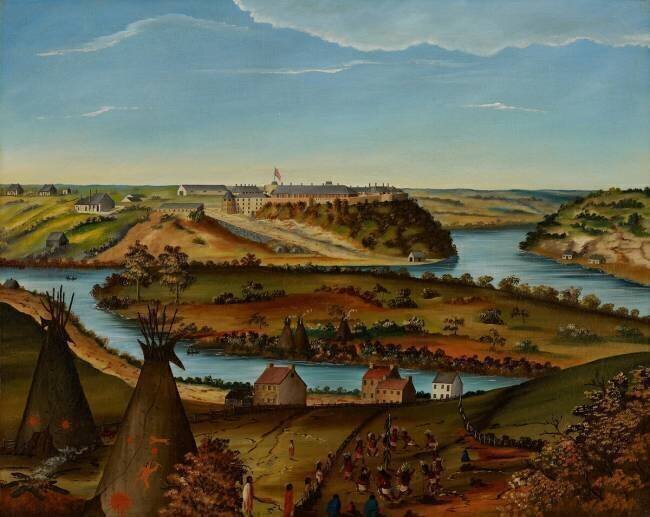 Vue du Fort Snelling Edward K. Thomas