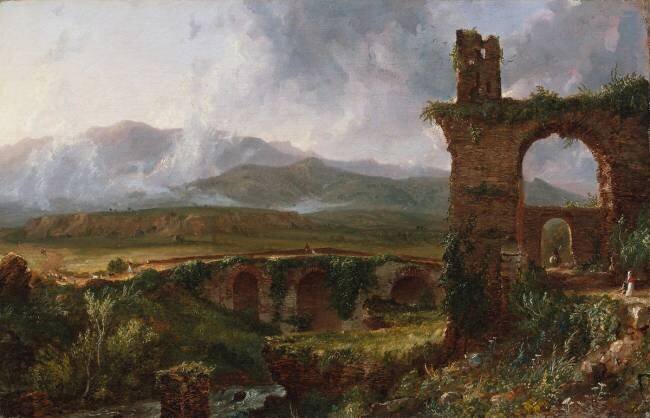 A View near Tivoli (Morning) Thomas Cole
