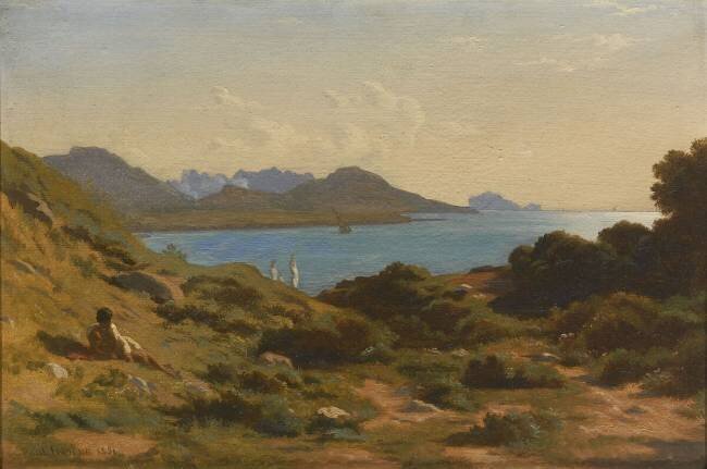Vue prise à Montredon, près de Marseille Hippolyte Flandrin