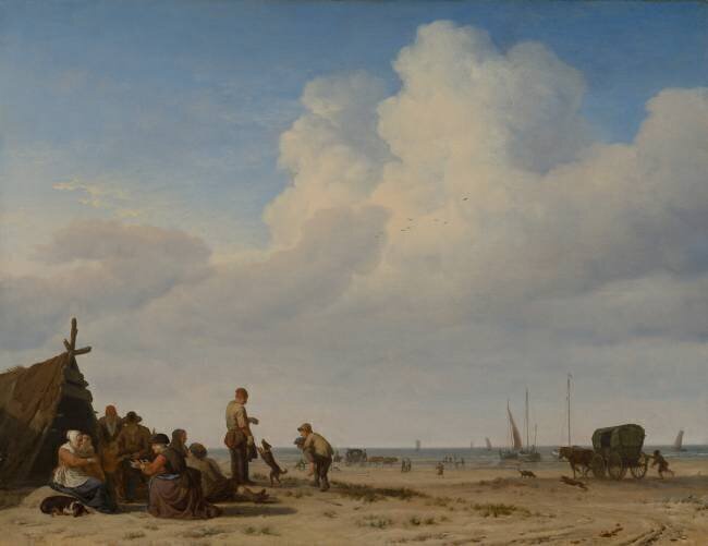 Vue sur la plage Adriaen van de Velde