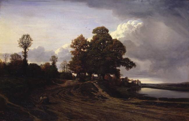 Vue sur le lac de Ville-d'Avery Louis Cabat