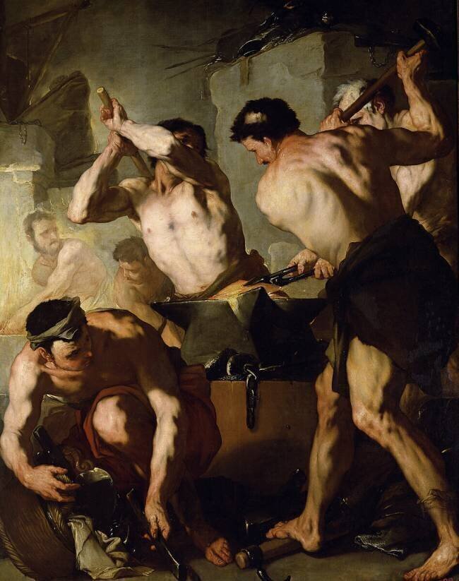 Vulcan's Forge Luca Giordano