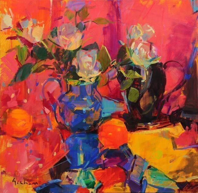 Blue and Rose Peter Graham