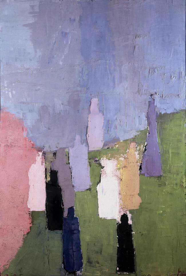 Bouteilles dans l'atelier Nicolas de Staël