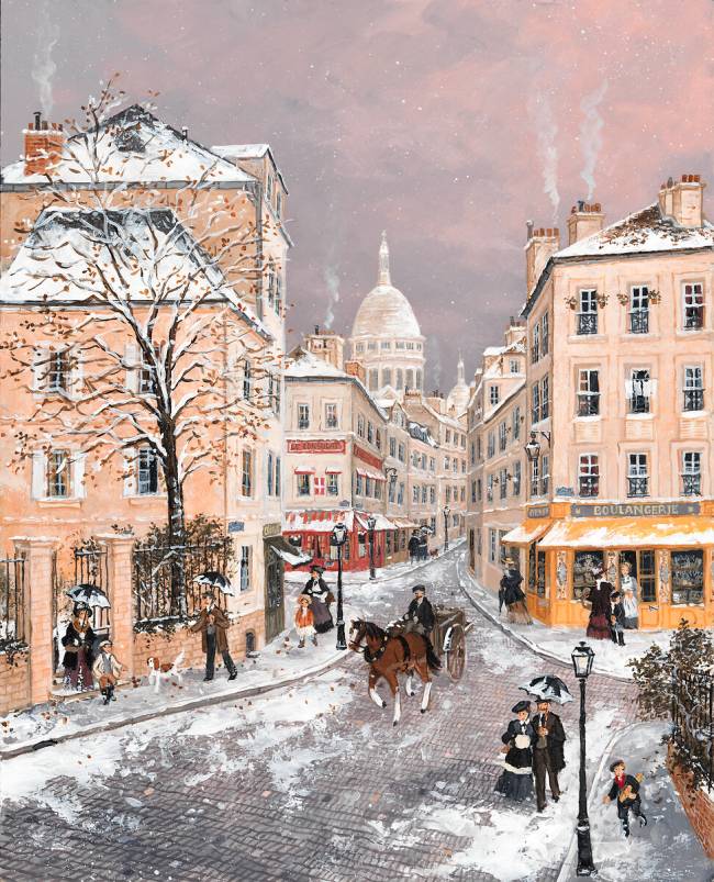 Ciel pâle à Montmartre Fabienne Delacroix
