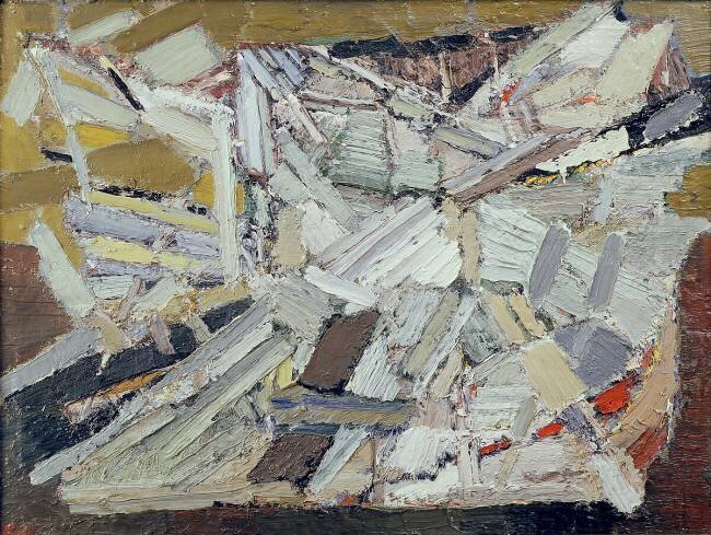Composition abstraite Nicolas de Staël