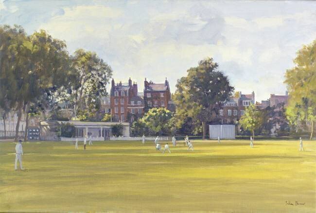 Cricket at Burton Court Julian Barrow