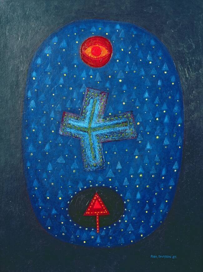 Formes dans un ovale Peter Davidson