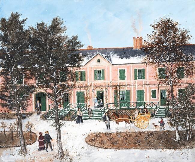 Giverny l'hiver Fabienne Delacroix