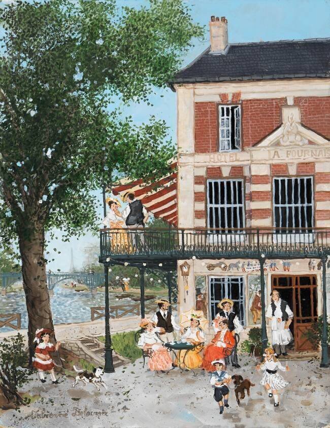 Guinguette à Chatou Fabienne Delacroix