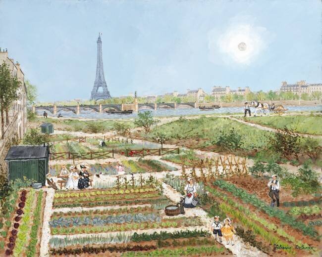 Jardin potager, quai d'auteuil Fabienne Delacroix