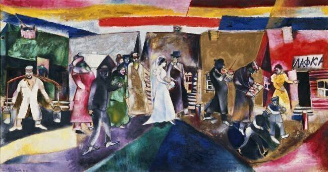 La noce, 1910 Marc Chagall