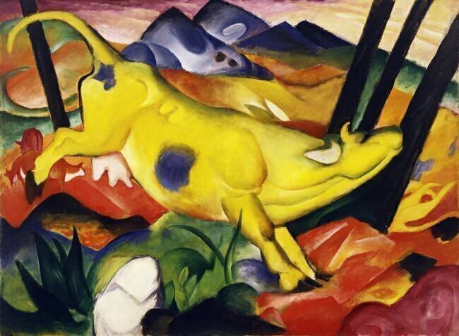 La vache jaune Franz Marc