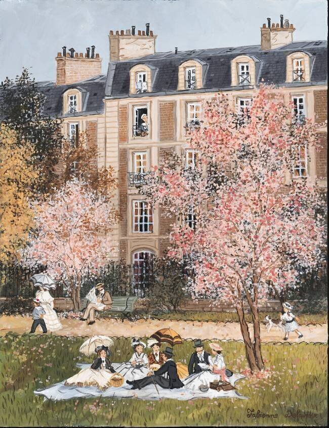 L'Après-Midi au Parc Monceau Fabienne Delacroix