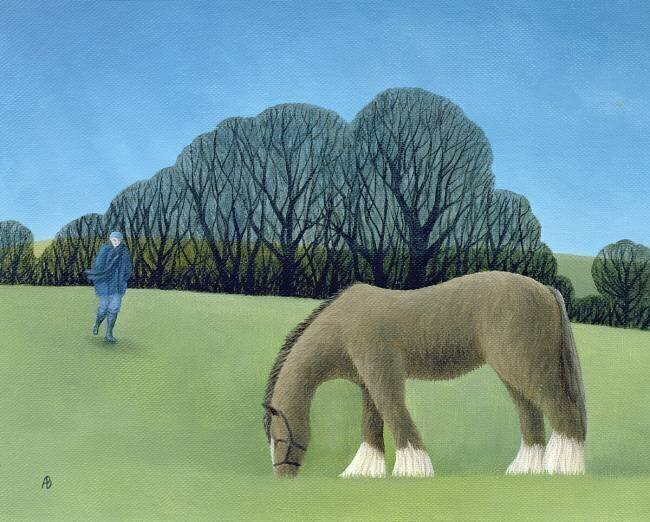 Le cheval shire Ann Brain