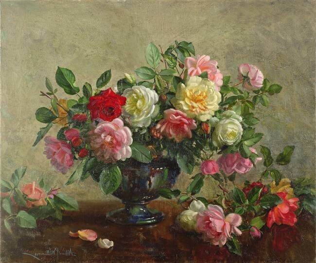 Le Rose Bowl rempli de roses Albert Williams