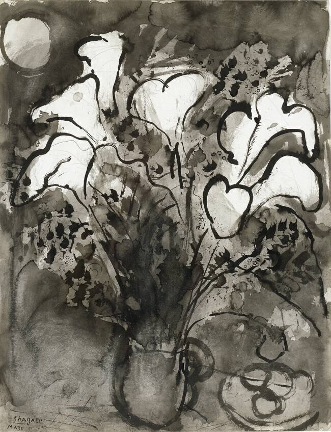 Les arums, 1949 Marc Chagall