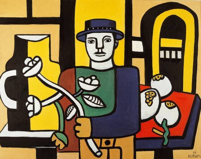L'homme au chapeau bleu Fernand Léger
