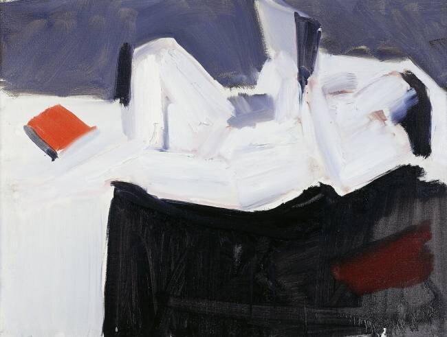 Nu lisant Nicolas de Staël