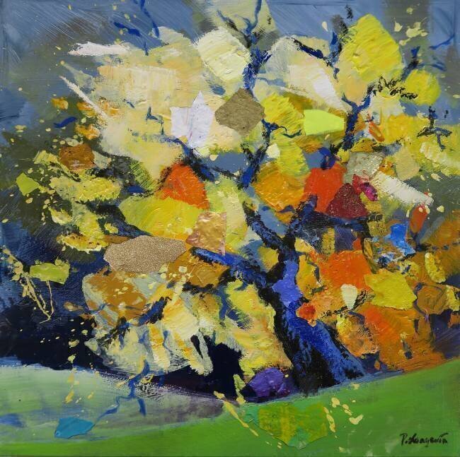Petit arbre jaune Pascal Langevin