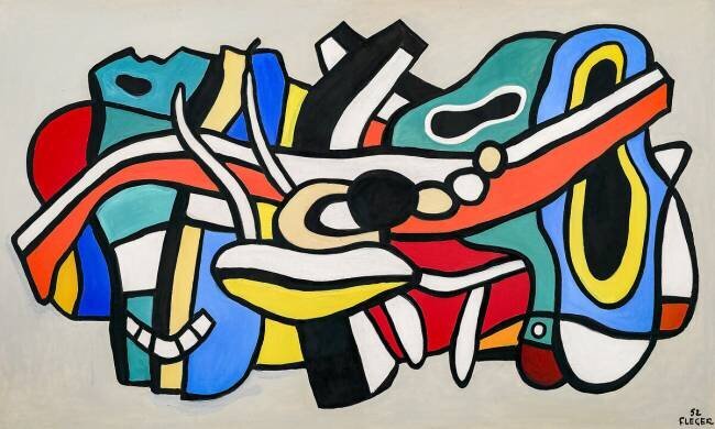 Projet pour fresque Fernand Léger