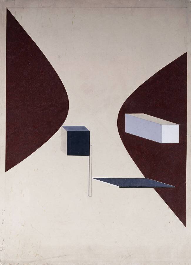 Proun N 90 Eliezer Lissitzky