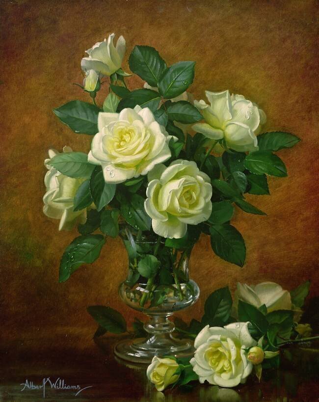 Roses jaunes Albert Williams