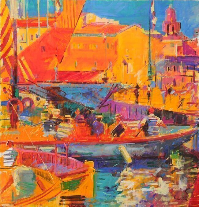 Saint-Tropez in May Peter Graham